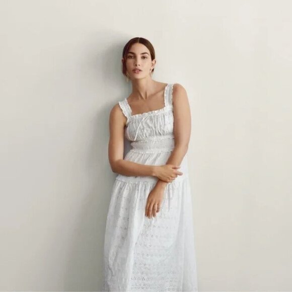 DÔEN x Gap Eyelet dress in White